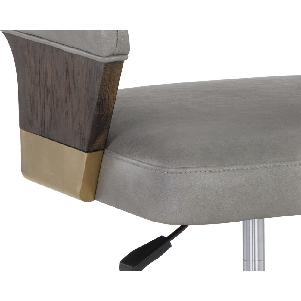 Leonce Bravo Metal Office Chair